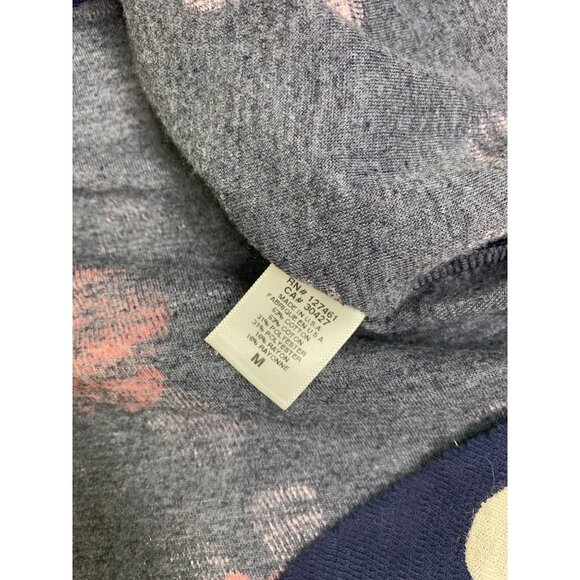 Wildfox Blue V Neck Pop of Floral Tunic Top Size Medium - Picture 13 of 13